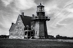 Block Island Southeast Light - BW